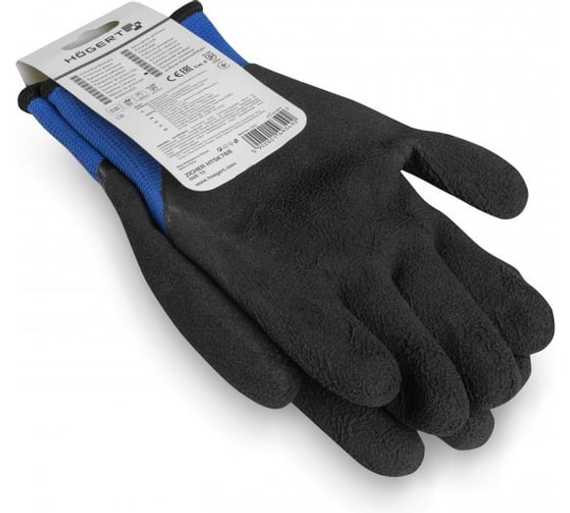 Перчатки рабочие утепленные с вспененным латексом ZICHER Högert, арт. HT5K768