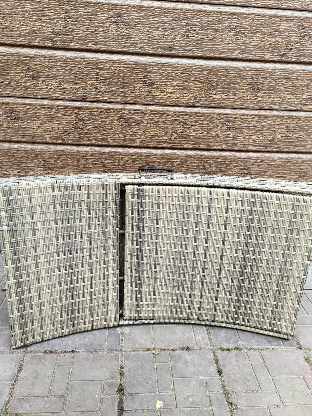 Шезлонг складной из искусственного ротанга Ливерпуль цвет Greige