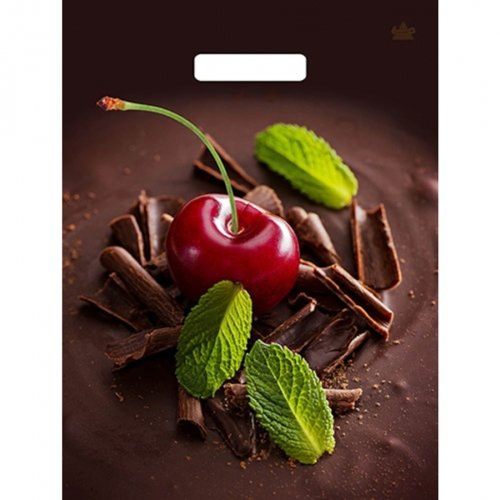 Пакет полиэтиленовый вырубной Миленд, 40*31 см, "Вишенка"