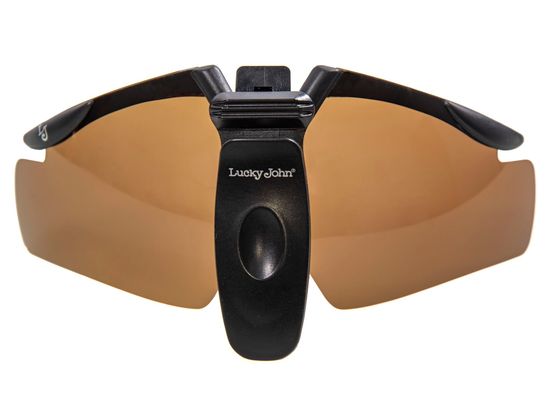 Очки поляризационые клипсы Norfin for Lucky John линзы коричневые 10