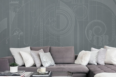 Обои и панно Affresco, коллекция  Line Art