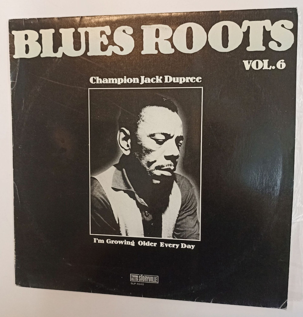 Винтажная виниловая пластинка LP Champion Jack Dupree Im Growing Older Every Day (Польша 1982)