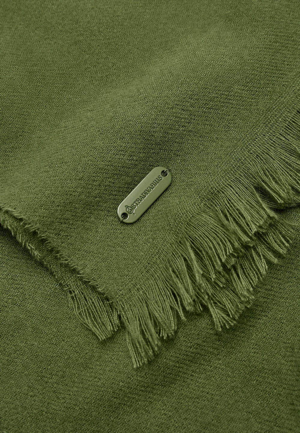 STRADIVARIUS Базовый шарф, хаки