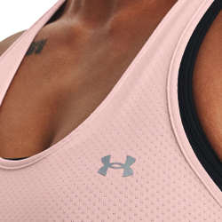 Женская теннисная майка Under Armour Heatgear Racer Tank Top Women - Pink