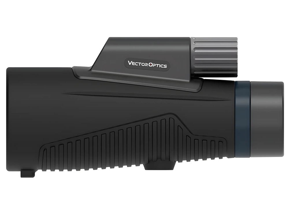 Монокуляр Vector Optics Forester 10x50 ED, Roof-призма BaK-4, IPX7, вид сбоку, черный корпус