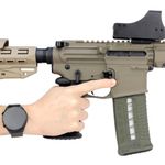 Прорезиненная снайперская рукоятка для AR-15, DLG Tactical