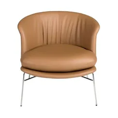 Кресло 5192 из коричневой экокожи