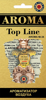 Ароматизатор для автомобиля AROMA TOP LINE №24 SHAIK №33 картон