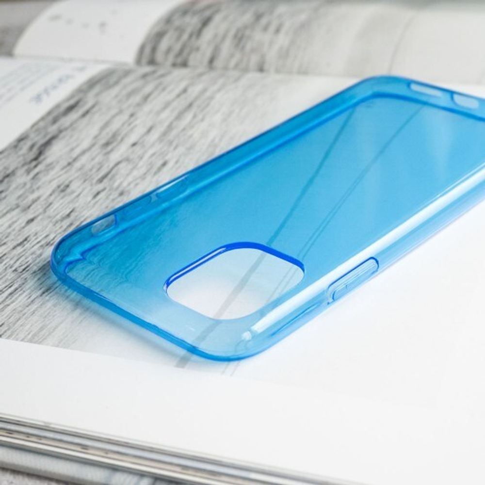 Чехол ТПУ для iPhone 13, 012895 бирюзовый