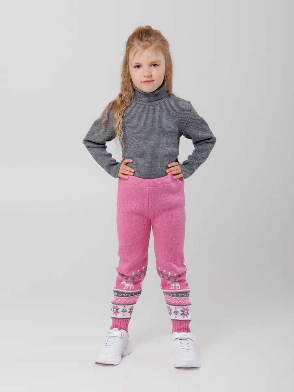 Рейтузы вязаные с орнаментом