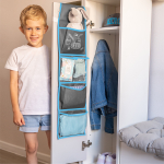 Кармашки для детского сада на резинке. Экскаватор