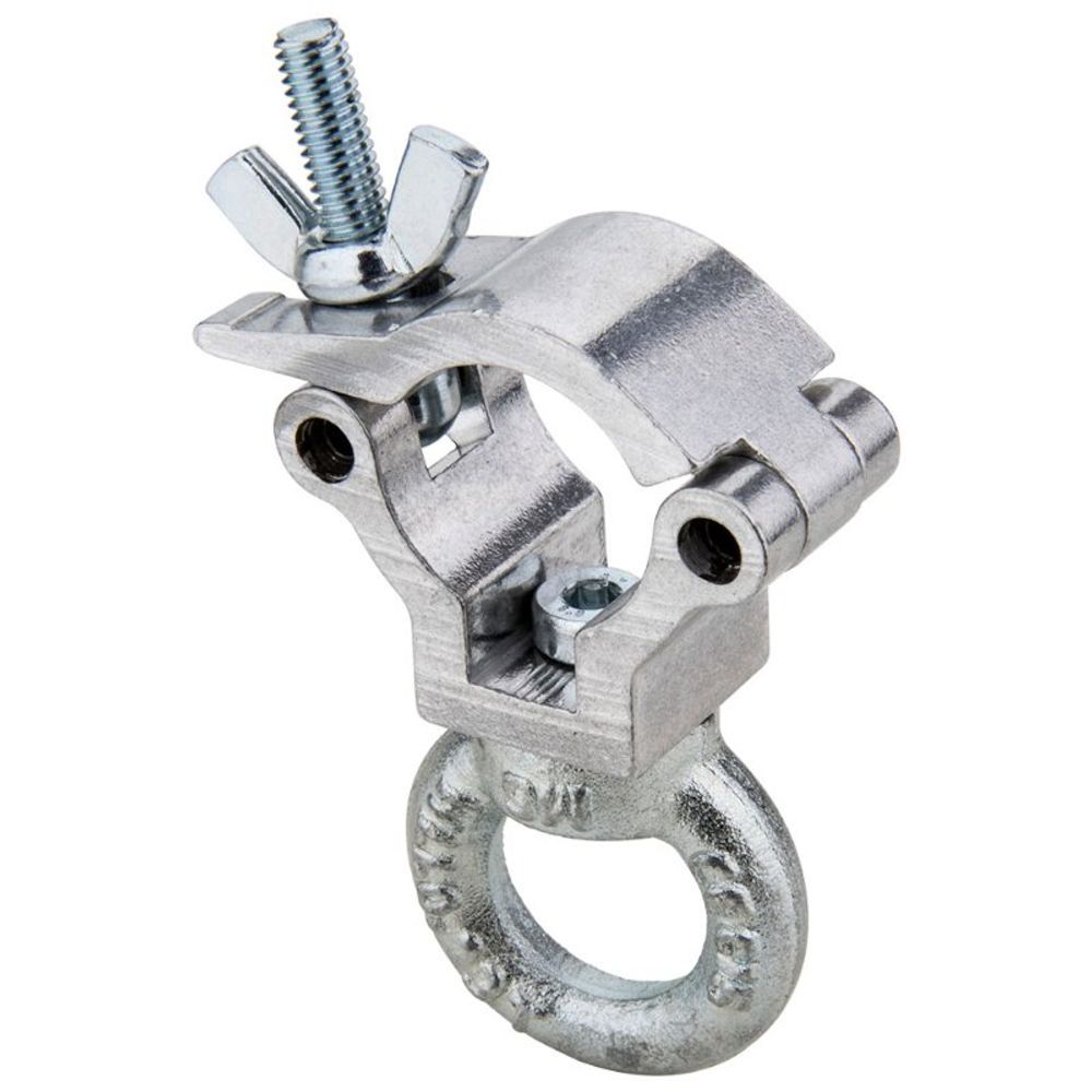 KUPO KCP-0403 Mini Half Coupler w/M10 eye ring. Хомут (с кольцом) (Ø35-40 мм ↓90)