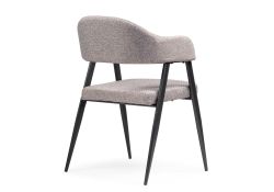 Стул на металлокаркасе Twin gray / black