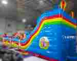 Коммерческий надувной батут «Парк развлечений», 14x6x7 м.
