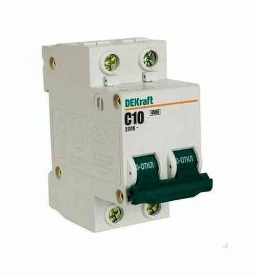 11065 Авт.выкл. 2п 10А ВА101 DEKraft