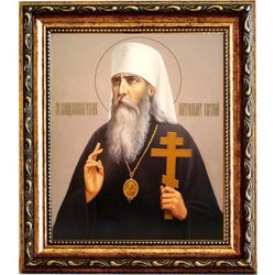 Евгений (Зернов) Горьковский митрополит священномученик. Икона на холсте.