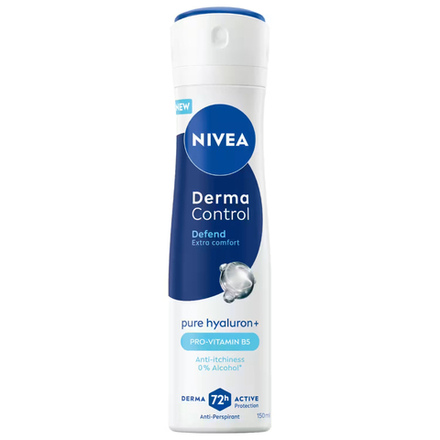 Дезодорант-антиперспирант спрей Nivea Derma Control Экстра Комфорт 150мл