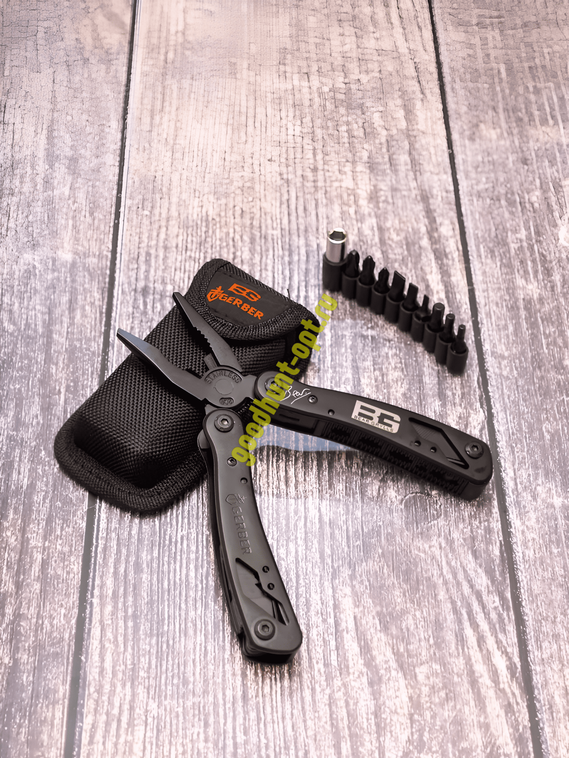 Армейский мультитул Gerber 20в1 плоскогубцы нож отвертка Черный