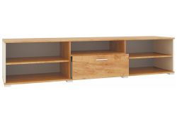 ТВ-тумба Кассандра дуб крафт золотой / кашемир