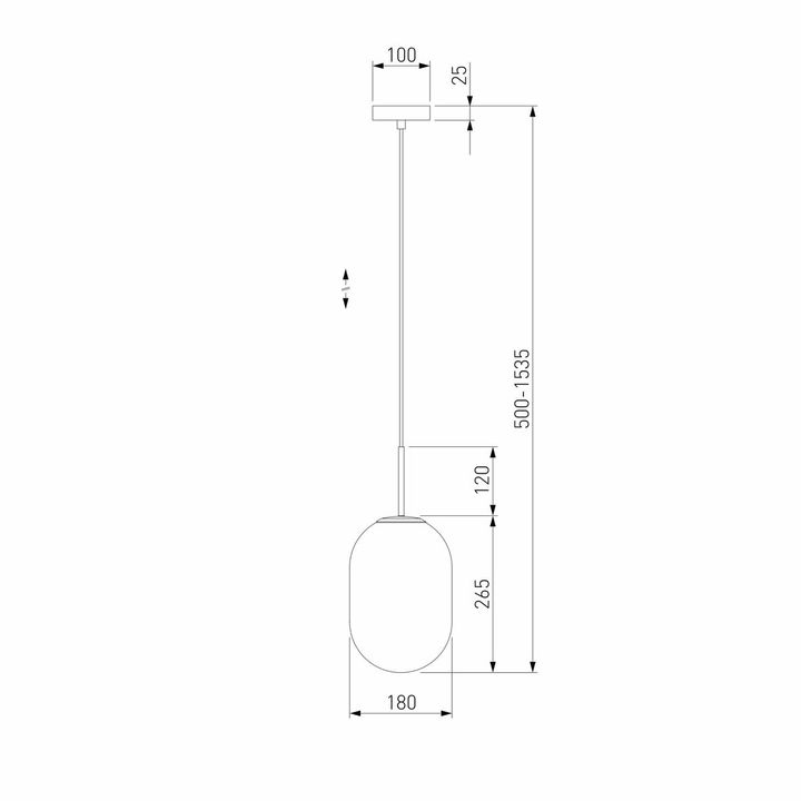 Подвесной светильник Eurosvet Loona 60161/1 латунь