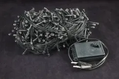 Светодиодная нить 42 м., 220V, 600 теплых белых LED ламп, контроллер, черный провод, Winner Light (ww.01.5B.600-)