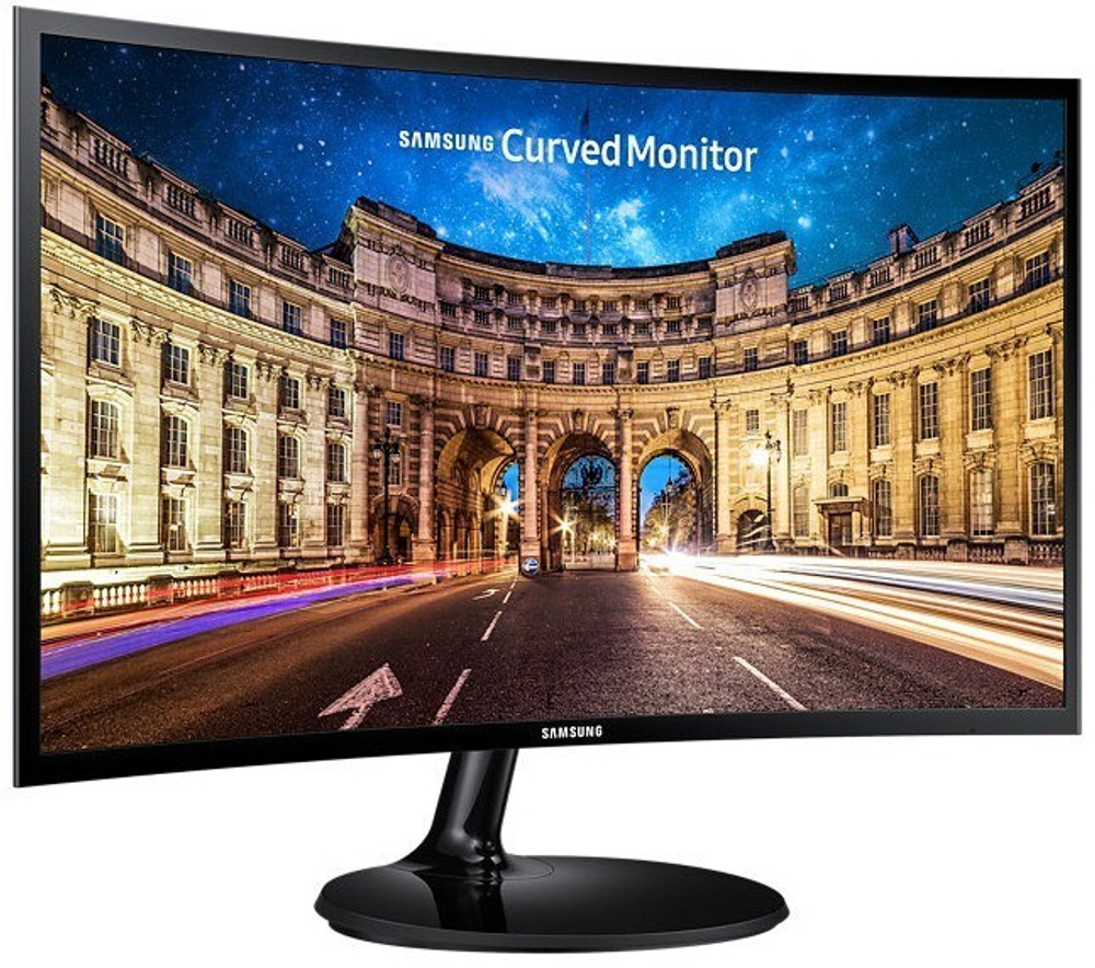 Монитор Samsung 24" C24F390FHI 1920x1080 VA WLED 72Гц 4ms FreeSync VGA HDMI