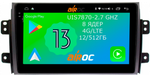 Магнитола для Suzuki SX4 2006-2014 - Airoc 2K AU-3502 на Android 13, Быстрейшая, SIM-слот