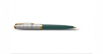 Шариковая ручка Parker 51 Premium Forest Green GT стержень: M, цвет чернил: black, в подарочной упаковке.