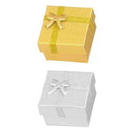 Подарочная коробка Basir, прямоугольная с крышкой, размер 3,2*5,0*5,0 см, ассорти