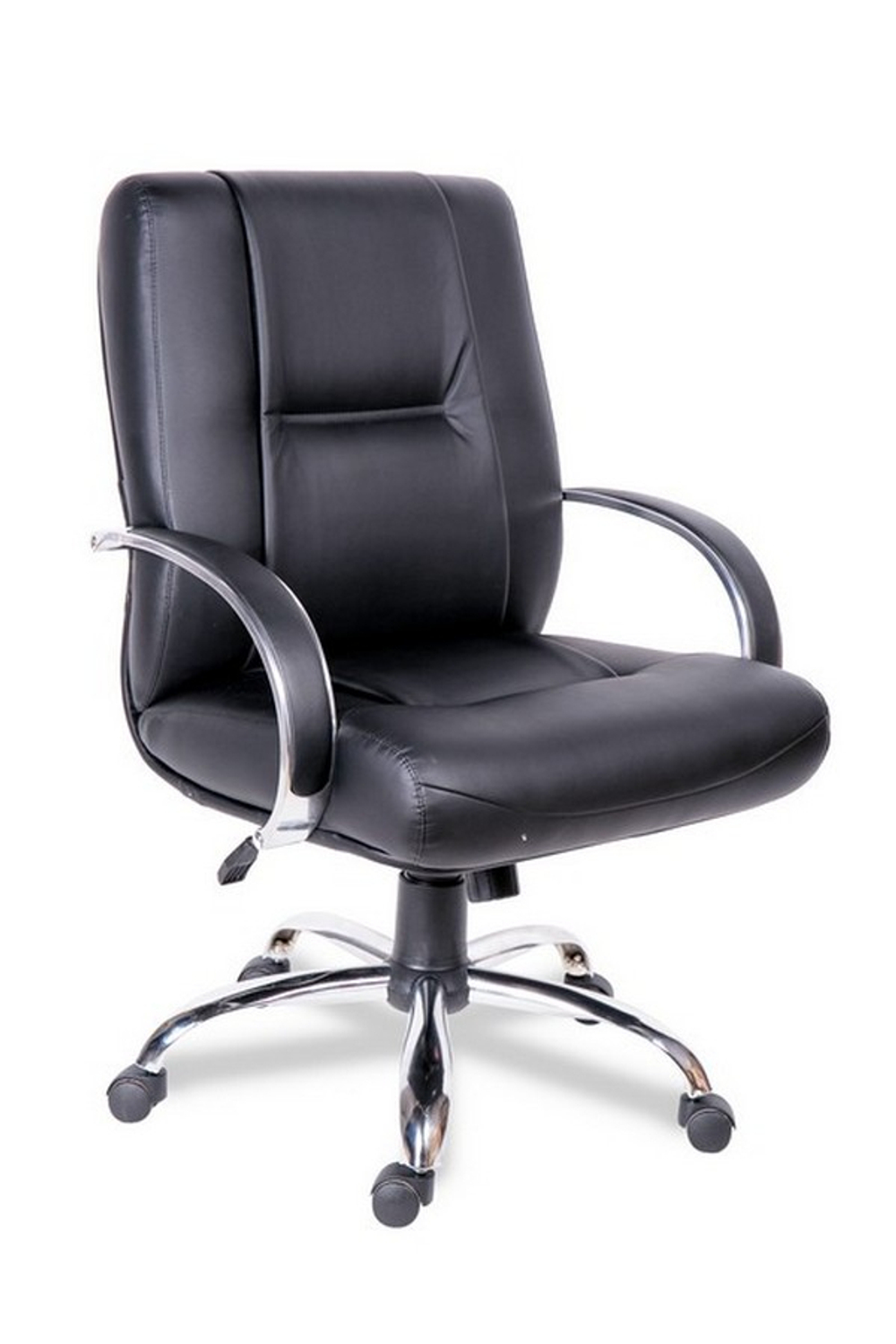 Кресло для руководителя БОНН ХРОМ КОРОТКИЙ