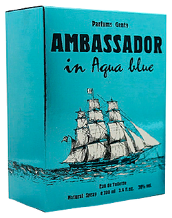 Genty туалетная вода Ambassador in Aqua Blue, 100 мл