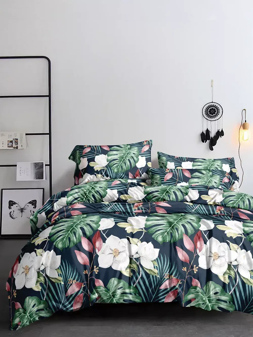 Простынь Полисатин Мечта "Цветочная феерия" 240x215 см