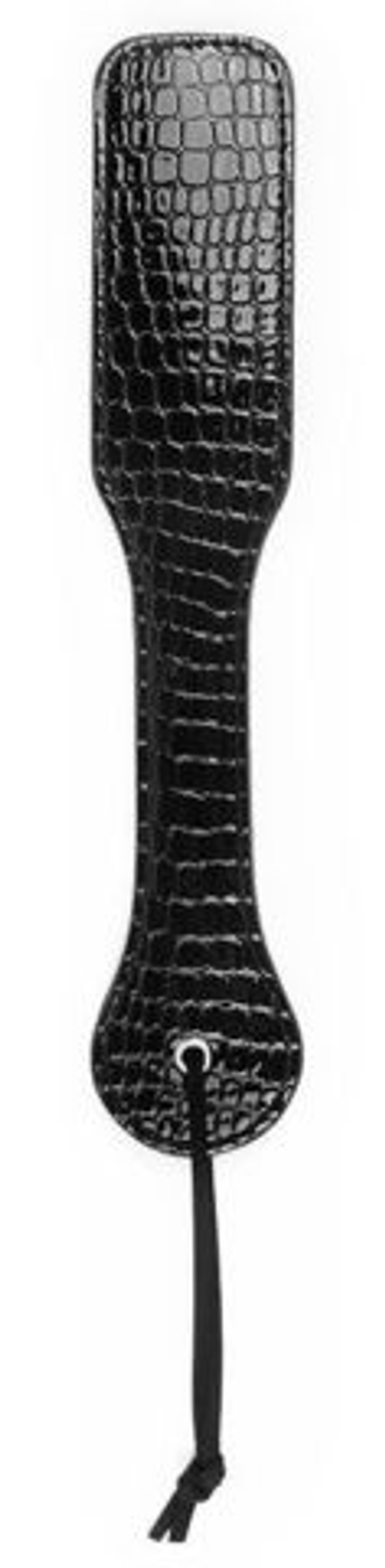 Шлепалка Notabu черная с узором под рептилию