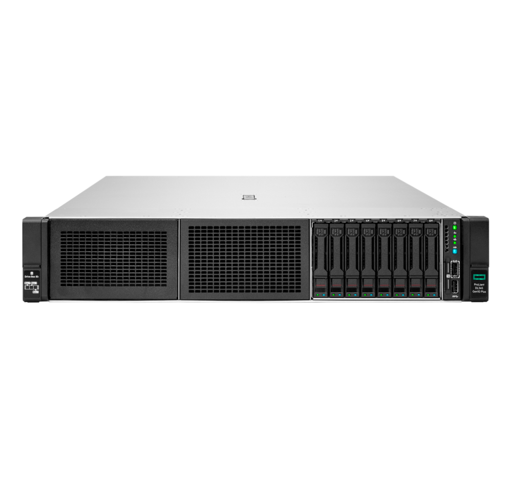 Стоечный сервер - HP Enterprise ProLiant DL345 Gen10 Plus, 2U, 8x 3.5“, 1x EPYC[7232P] 8 Cores, 2048Gb, P39265-B21