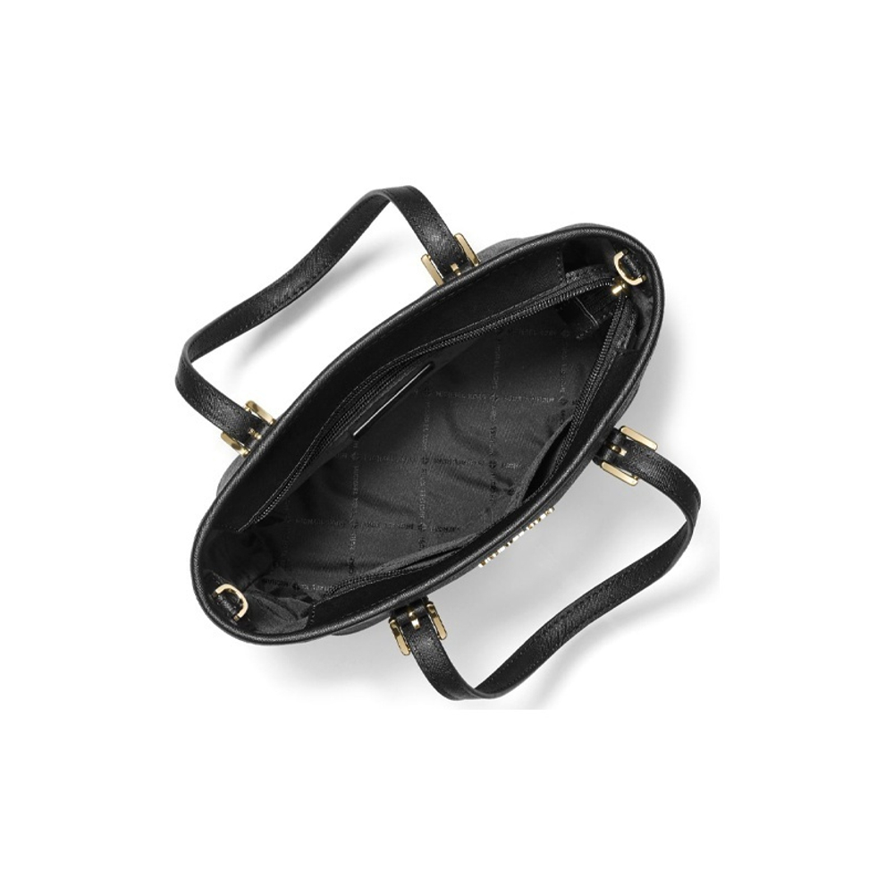 Michael Kors Jet Set Travel Extra-Small Logo Top-Zip Tote Bag