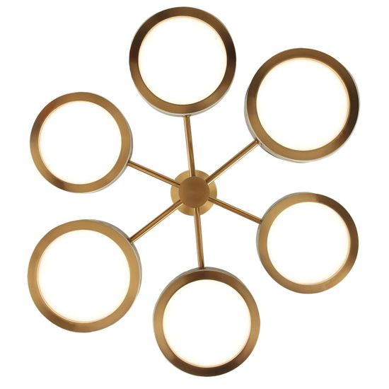 5450/99LA L-VISION ODL_EX26 019 зеленый/античная бронза/металл/керамика/акрил Люстра LED 99W 2000К/3000K/4000K RIVIERA