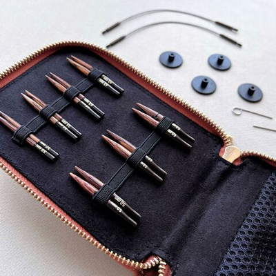 Набор съемных укороченных спиц "Ginger Mini ICON", длина 5см, KnitPro