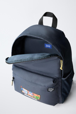 ZARA ШКОЛЬНЫЙ РЮКЗАК BRAWL STARS © SUPERCELL OY, СВИНЦОВЫЙ