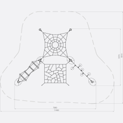 Многофункциональный комплекс «MO-04.03» для уличной площадки