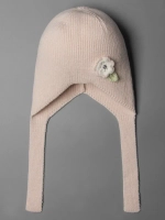 Шапка-чепчик для девочек на осень