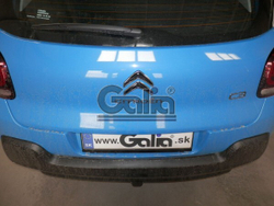 Фаркоп оцинкованный Galia P042A для Peugeot 208 хетчбек 2012-, Citroen C3 2016-(паспорт и сертификат в комплекте)(без электрики)