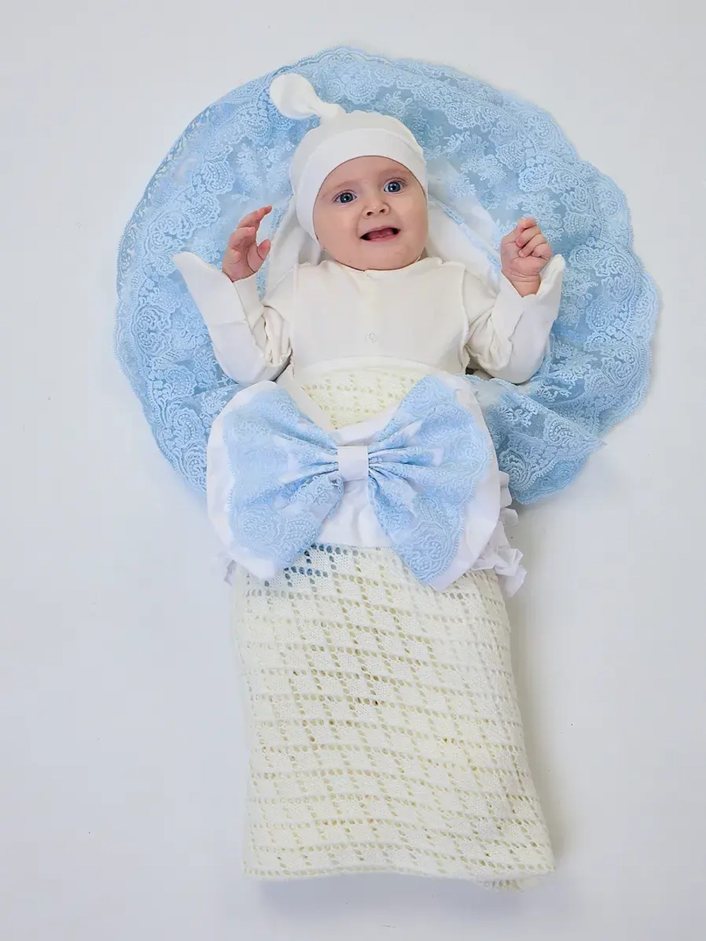 Конверт на выписку для новорожденных летний