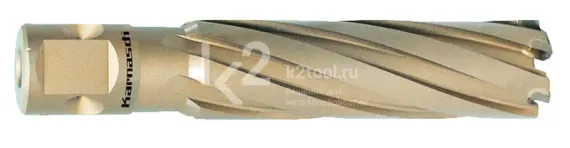 Корончатое сверло Karnasch 14х80 мм, HARD-LINE, Nitto + Weldon 19, арт. 20.1650N-014