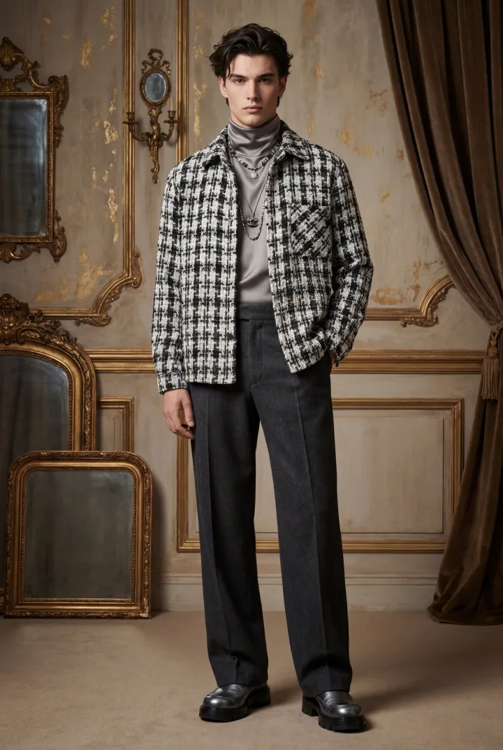 Плотная мужская рубашка «NORT»