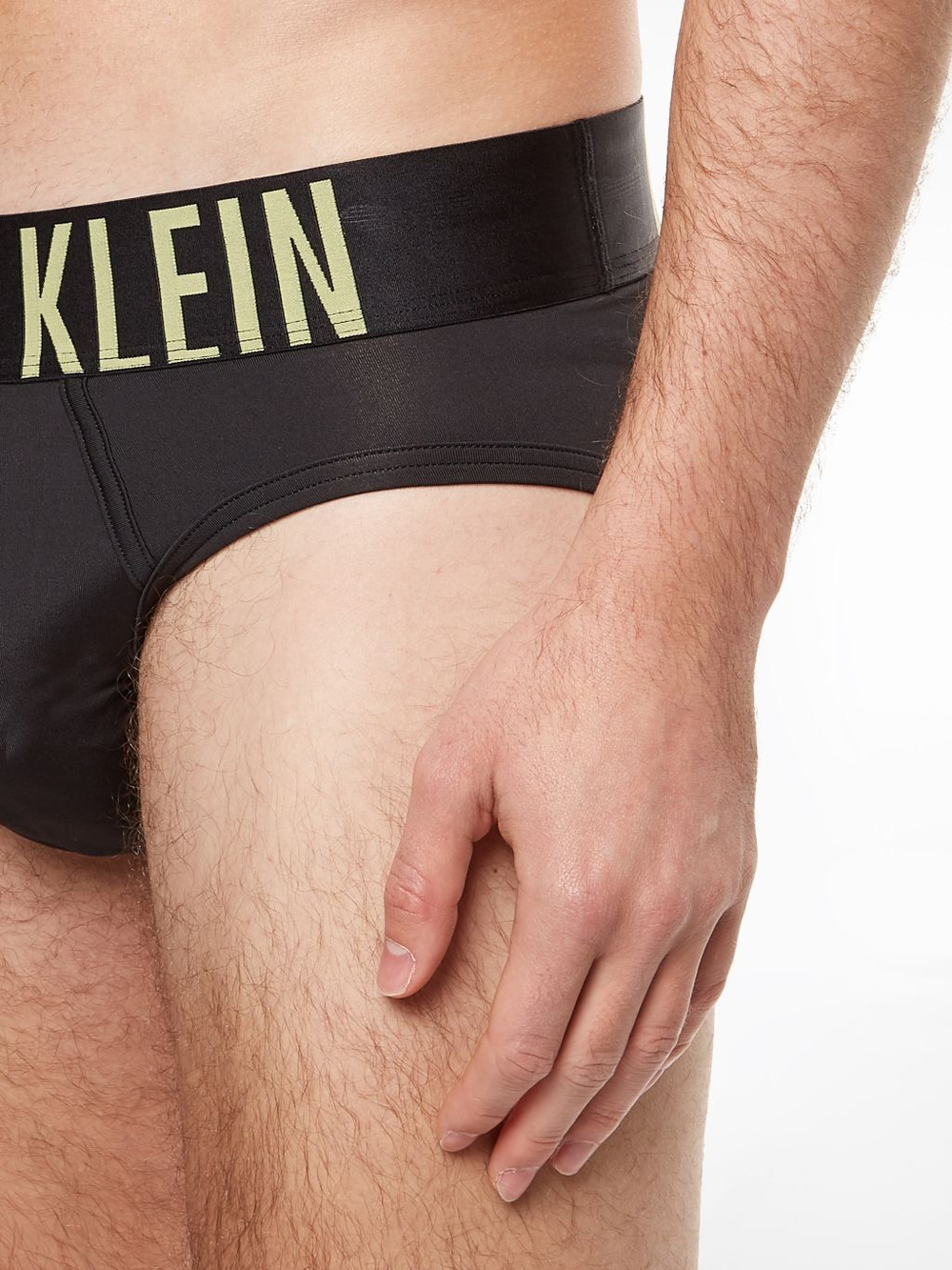 Мужские спортивные боксеры Calvin Klein Intense Power Hip Brief 2P - black/mesquite lime