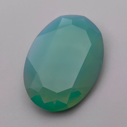 Овал К9, Green Opal Unfoiled