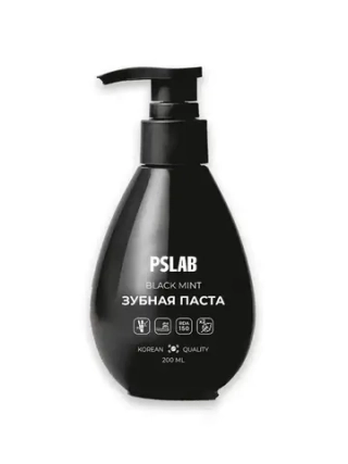 Зубная паста отбеливающая с бамбуковым углем и усиленной мятой PSLAB Black Mint 200 мл