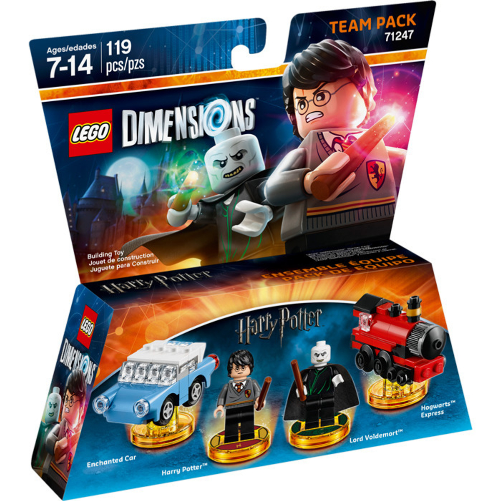 LEGO Dimensions: Team Pack: Гарри Поттер и Волан-де-Морт 71247 — Harry Potter Team Pack — Лего Измерения