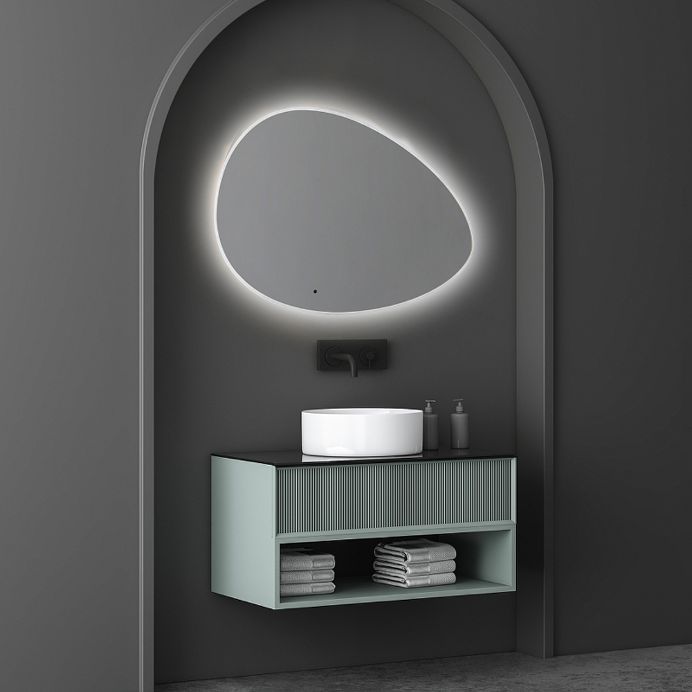 Зеркало Abber Kontur 92 AG6301SC-0.92 с подсветкой с бесконтактным выключателем и диммером