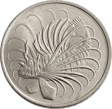 50 центов 1967-1984 Сингапур